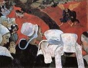 Paul Gauguin Vision after the Sermon  Jacob Wrestling with the Angel oil